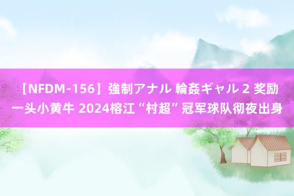 【NFDM-156】強制アナル 輪姦ギャル 2 奖励一头小黄牛 2024榕江“村超”冠军球队彻夜出身