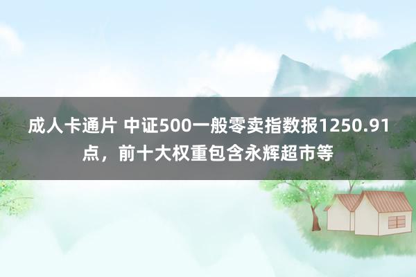 成人卡通片 中证500一般零卖指数报1250.91点，前十大权重包含永辉超市等