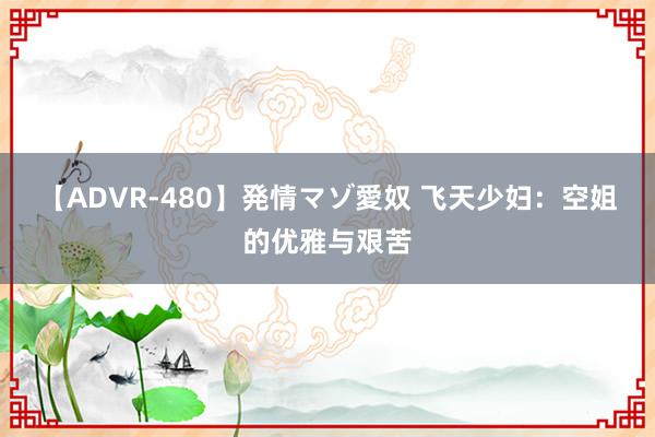 【ADVR-480】発情マゾ愛奴 飞天少妇：空姐的优雅与艰苦