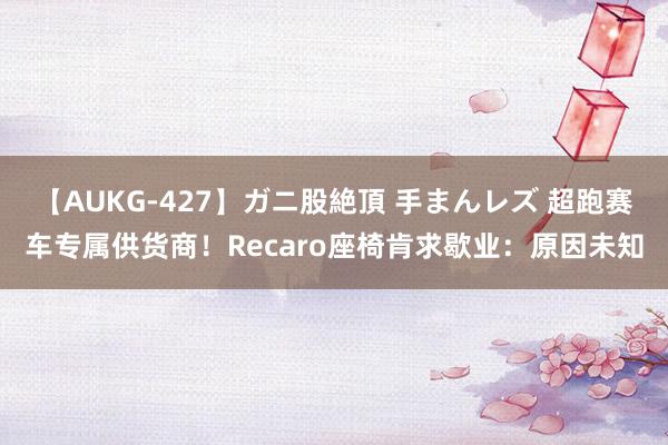 【AUKG-427】ガニ股絶頂 手まんレズ 超跑赛车专属供货商！Recaro座椅肯求歇业：原因未知