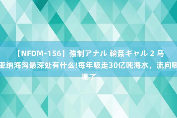 【NFDM-156】強制アナル 輪姦ギャル 2 马里亚纳海沟最深处有什么!每年吸走30亿吨海水，流向哪了