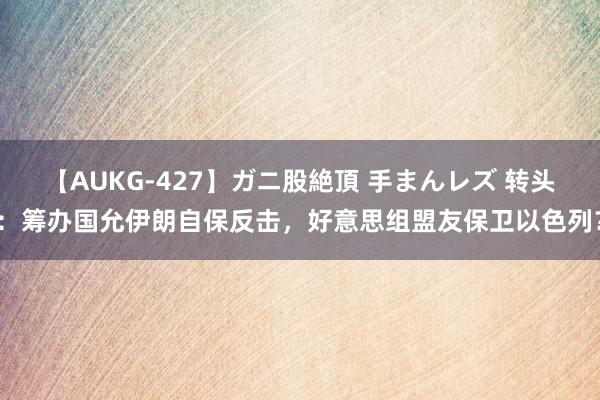 【AUKG-427】ガニ股絶頂 手まんレズ 转头：筹办国允伊朗自保反击，好意思组盟友保卫以色列？