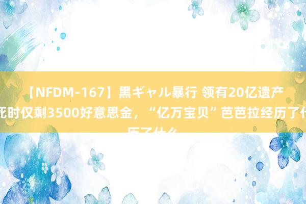 【NFDM-167】黒ギャル暴行 领有20亿遗产，死时仅剩3500好意思金，“亿万宝贝”芭芭拉经历了什么