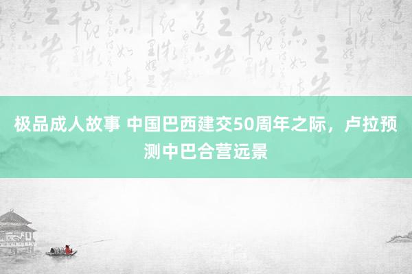 极品成人故事 中国巴西建交50周年之际，卢拉预测中巴合营远景