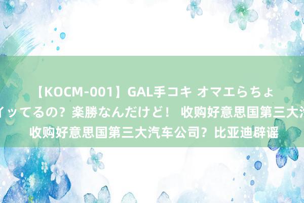 【KOCM-001】GAL手コキ オマエらちょろいね！こんなんでイッてるの？楽勝なんだけど！ 收购好意思国第三大汽车公司？比亚迪辟谣