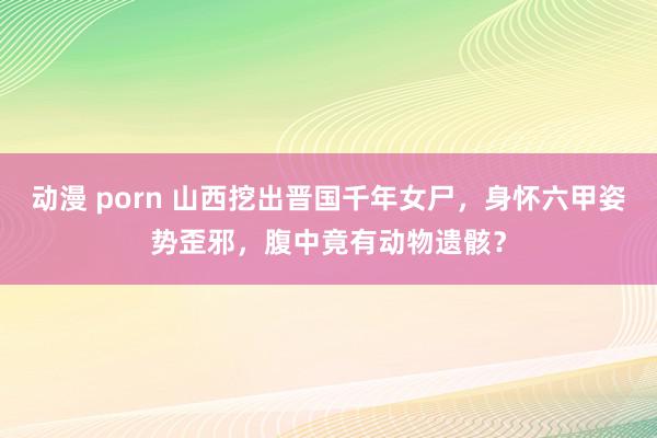 动漫 porn 山西挖出晋国千年女尸，身怀六甲姿势歪邪，腹中竟有动物遗骸？